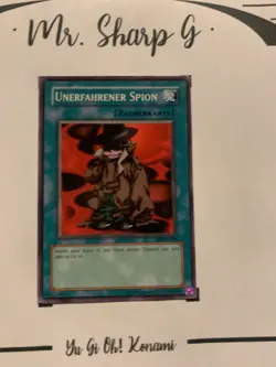 UNERFAHRENER SPION - SDK-G034 DEUTSCH Yu-Gi-Oh! CARD COMMON KONAMI TCG OCG 2002 - Image 3