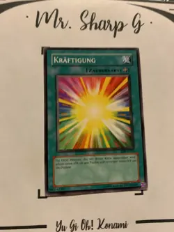KRAFTIGUNG - SDK-G020 DEUTSCH Yu-Gi-Oh! CARD COMMON KONAMI TCG OCG ORIGINAL 2002 - Image 5