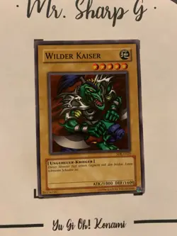 WILDER KAISER - SDK-G025 DEUTSCH Yu-Gi-Oh! CARD COMMON KONAMI TCG OCG ORIGINAL - Image 4