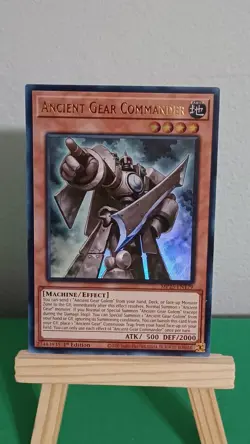2025 Yugioh Ancient Gear Commander MP25-EN179 Ultra Rare 1st Edition Fresh Pull - Image 4