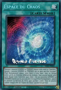 Yu-Gi-Oh ! Espace du Chaos RA01-FR065 VF/SECRET - Image 1