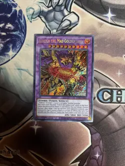 (AY) Yugioh Eldlich The Mad Golden Lord BLVO-EN040 Secret Rare 1st Ed VLP - Image 1