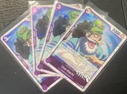 4x Uso-Hachi (Pirate Foil) - ST18-001 - PRB02 - One Piece TCG - English Playset - Image 1