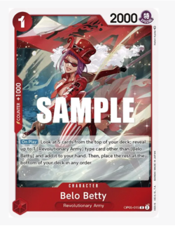 Belo Betty (015) OP05-015 One Piece Card Game - Image 1