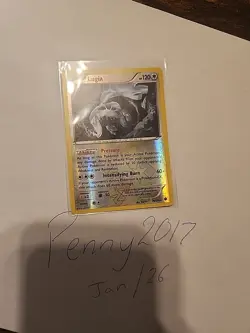 Lugia 78/124 Reverse Holo VLP Pokemon TCG XY Fates Collide - Image 1