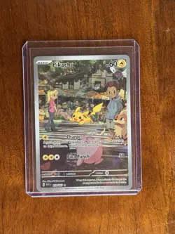 Pokemon Pikachu 173/165 Scarlet & Violet 151 Illustration Rare Full Art - Image 1