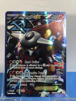 2013 Pokemon Black & White Plasma Freeze Full Art Heatran-EX #109 ES6-2 - Image 1