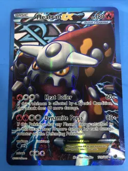 2013 Pokemon Black & White Plasma Freeze Full Art Heatran-EX #109 ES6-2 - Image 3