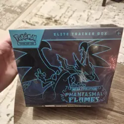 Pokemon TCG Mega Evolution Phantasmal Flames Elite Trainer Box ETB New & Sealed - Image 1