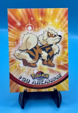 Pokemon Arcanine #59 Topps Green Logo Non Foil - Image 1