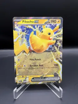 Pokemon TCG Pikachu ex Scarlet & Violet -Paldea Evolved 063/193 Holo NM - Image 1