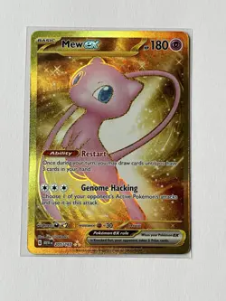 Mew EX Gold 205/165 Pokemon 151 Scarlet & Violet Hyper Rare Holo NM English - Image 1