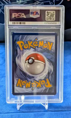 2025 POKEMON PRE EN-PRISMATIC EVOLUTIONS POKE BALL REVERSE HOLO VAPOREON PSA 6 - Image 3