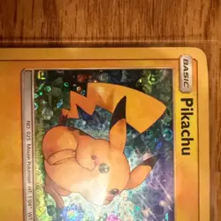 Pokemon TCG Pikachu SM86 Black Star Promo Holo Swirl Sun and Moon LP - Image 3