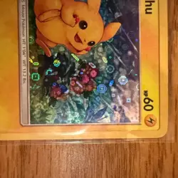 Pokemon TCG Pikachu SM86 Black Star Promo Holo Swirl Sun and Moon LP - Image 4