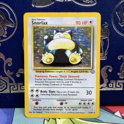 Pokemon 1999 Snorlax Holo Jungle 11/64 MP - Image 1