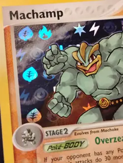 Machamp 9/101 Hidden Legends Reverse Holo 2004 Vintage Pokemon TCG Card LP - Image 3