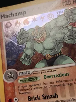 Machamp 9/101 Hidden Legends Reverse Holo 2004 Vintage Pokemon TCG Card LP - Image 4