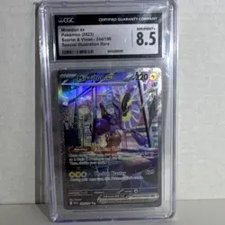 Pokemon Miraidon ex Scarlet & Violet 244/198 Holo Special Illustration CGC 8.5 - Image 1