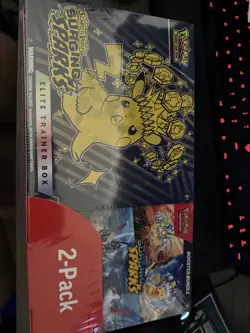 Pokemon Scarlet and Violet Surging Sparks ETB Booster Bundle - Sealed - Image 1