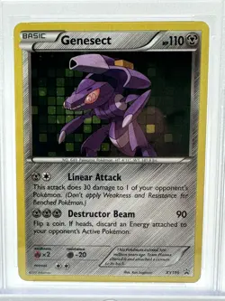2017 Pokemon XY Genesect XY196 Black Star Promo NM-MT PSA 8 - Image 3