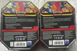 6 x Pokemon TCG Mega Charizard Ex Tins X + Y - Mega Evolution Brand New & Sealed - Image 3
