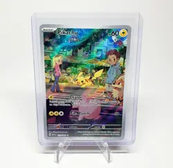 Pokemon Pikachu 173/165 Scarlet & Violet 151 Illustration Rare Full Art - Image 1