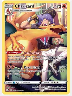 Charizard TG03/TG30 Swsh11: Lost Origin Trainer Gallery Holo Pokemon TCG - Image 1