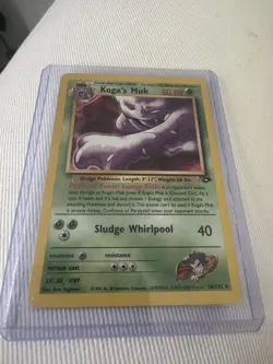 Pokemon TCG Koga's Muk 26/132 Gym Challenge Rare NM - Image 2