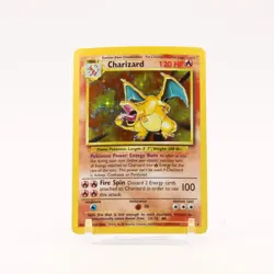 Charizard - 4/102 Base Set Unlimited Holo Rare Pokemon - LP/MP - Image 1