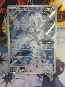N's Reshiram IR [STAMPED] 167/159 Pokemon Journey Together NM - Image 2