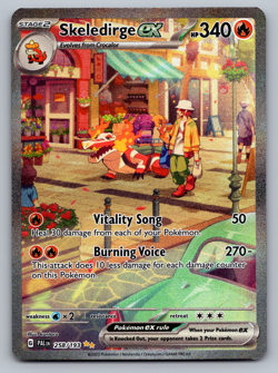 Skeledirge ex Pokemon Paldea Evolved 258/193 Special Illustration Rare NM - Image 1