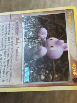Pokemon TCG Tyrogue 33/115 Unseen Forces Reverse Holo STAMPED HP - Image 3