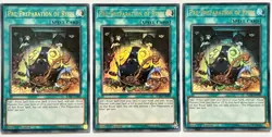 3 x BLRR-EN090 Pre-Preparation of Rites - Ultra Rare 1st Edition LP/NM YuGiOh - Image 1