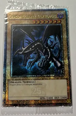 Yu-Gi-Oh - DRAGON NOIR AUX YEUX ROUGES - TN23-FR003 - QCSE 25th Scellee MINT Y - Image 1