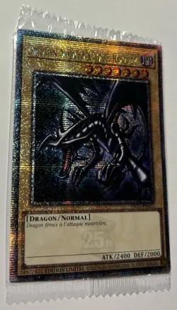 Yu-Gi-Oh - DRAGON NOIR AUX YEUX ROUGES - TN23-FR003 - QCSE 25th Scellee MINT Y - Image 2