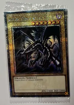 Yu-Gi-Oh - DRAGON NOIR AUX YEUX ROUGES - TN23-FR003 - QCSE 25th Scellee MINT Y - Image 5