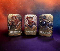 One Piece TCG Tin Pack Set Vol. 2 Lot of 3-New/Factory Sealed - Image 1