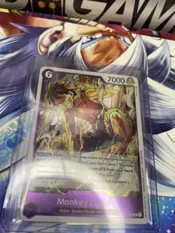 Monkey D. Luffy Gear 2 070R✨New Official One Piece TCG✨ Rare✨Mint Foil - Image 3