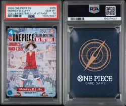 2026 ONE PIECE PROMOS COLLEGE BASKETBALL US VOYAGE MONKEY D. LUFFY PSA DNA 10 - Image 1