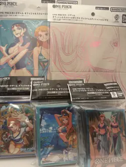 ONE PIECE CARD GAME: NAMI AND ROBIN STORAGE DECK BOX & 3X Sleeve Packs - Image 1