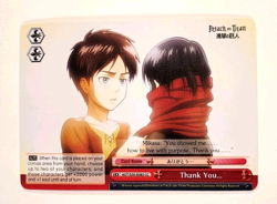 Thank You... - AOT/S50-083 CC - Eren x Mikasa - Attack on Titan - Weiss Schwarz - Image 2