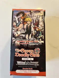 Weiss Schwarz The Seven Deadly Sins English Booster Box Sealed - Image 1