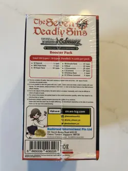 Weiss Schwarz The Seven Deadly Sins English Booster Box Sealed - Image 4
