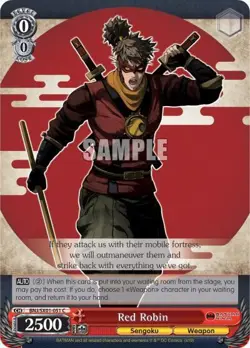 Red Robin #BNJ/SX01-051 C NM - Weiss Schwarz Batman Ninja - Image 1