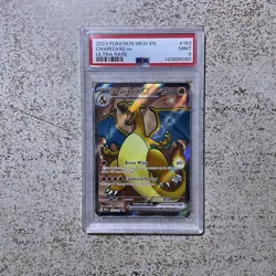 Charizard Ex 183/165 Full Art Rare 151 Pokemon Card PSA 9 MINT - Image 1