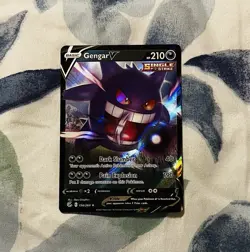 Pokemon TCG Gengar V 156/264 Swsh08: Fusion Strike Ultra Rare Holo Card NM - Image 1
