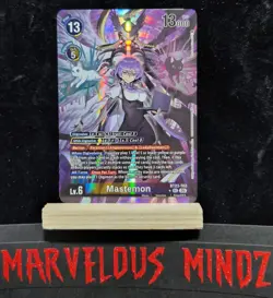 Mastemon Alt art BT23-102 SEC HACKERS' SLUMBER Digimon Card ENGLISH - Image 2