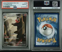 Pokemon TCG Charmeleon Scarlet Violet-151 Illustration Rare Card 169/165 PSA 10 - Image 3