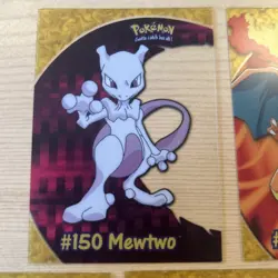 Pokemon TV Animation Edition 2 Topps PC1-5 2000 Complete Chase Clear Card Set - Image 2